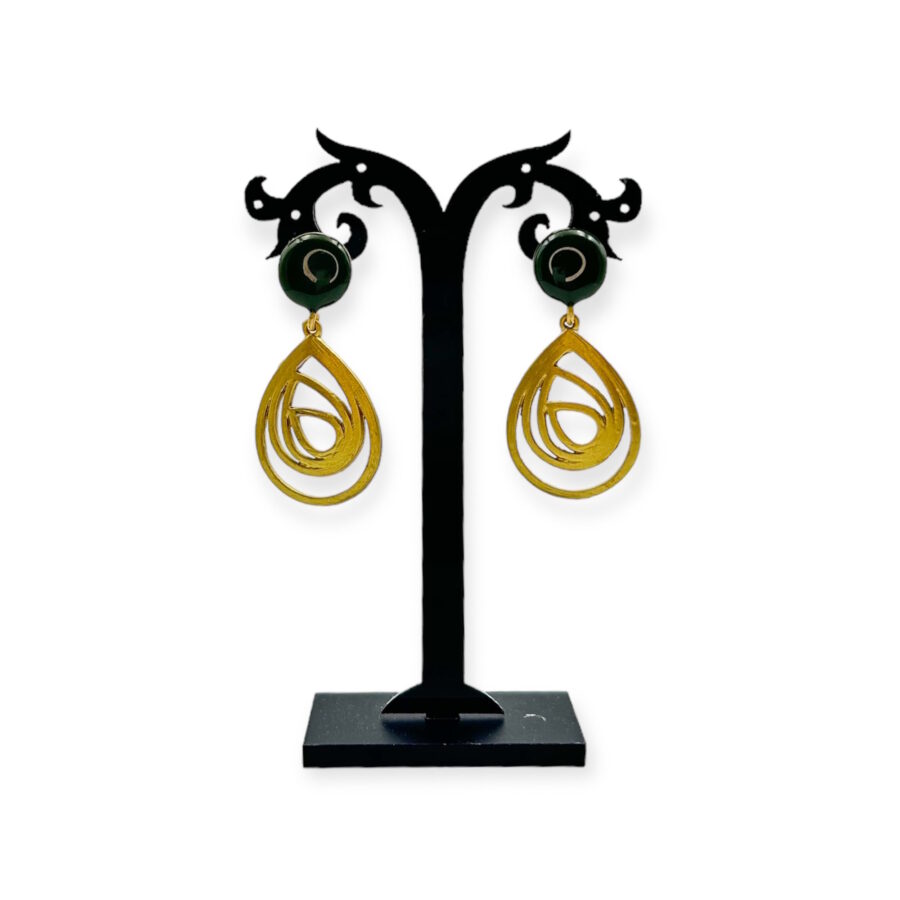 Bijou Green and Multi-Golden Drop